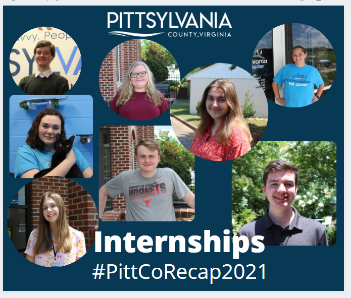 2021 Interns - pictures of some of interns for 2021 recap