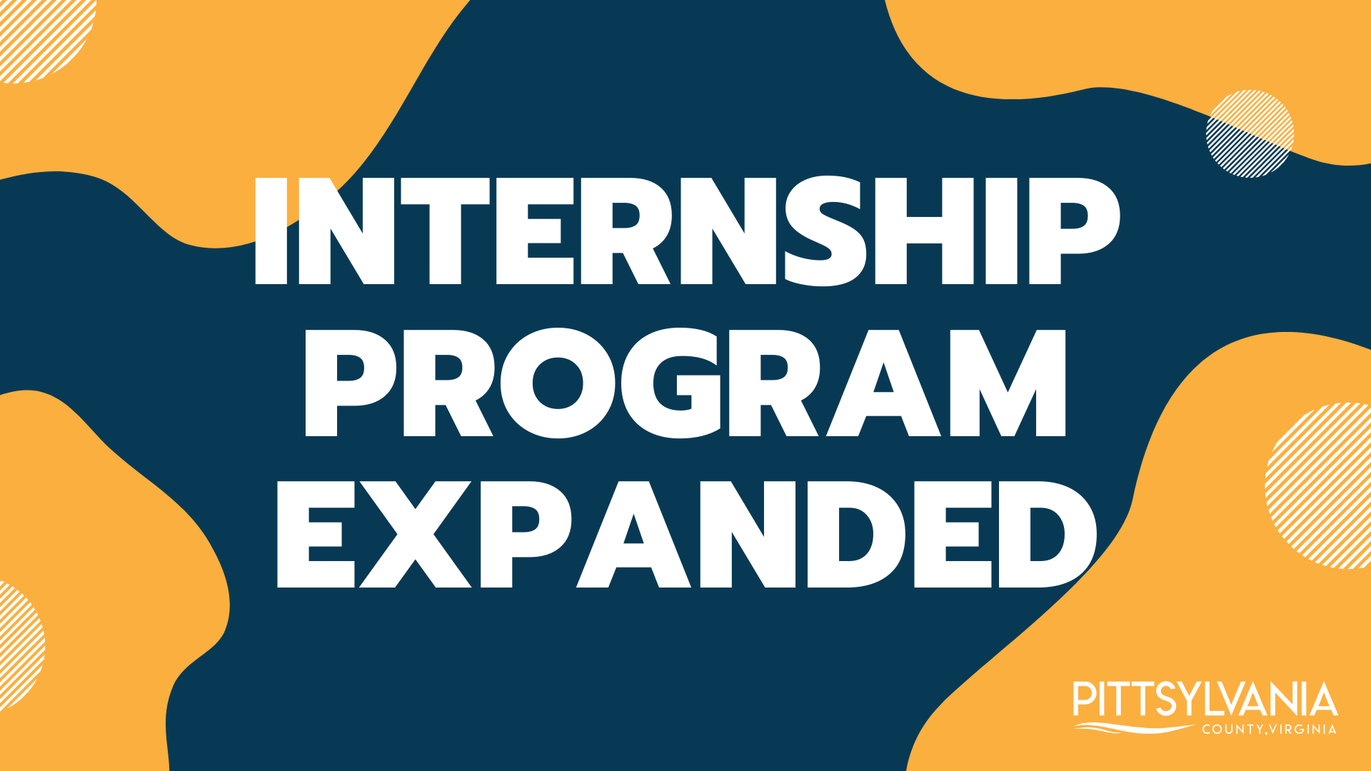 Internship Program Expanded