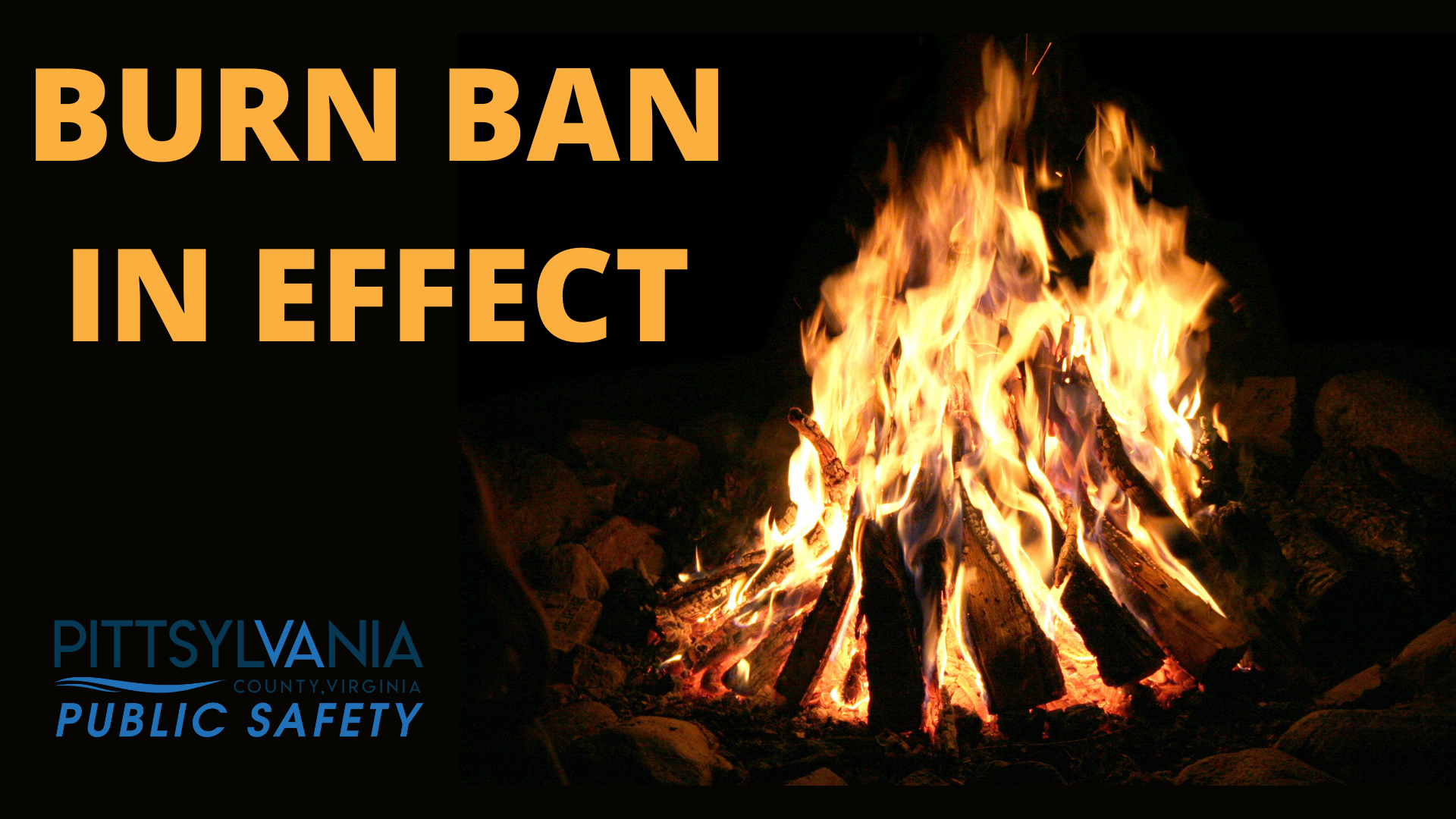 BURN BAN IN EFFECT