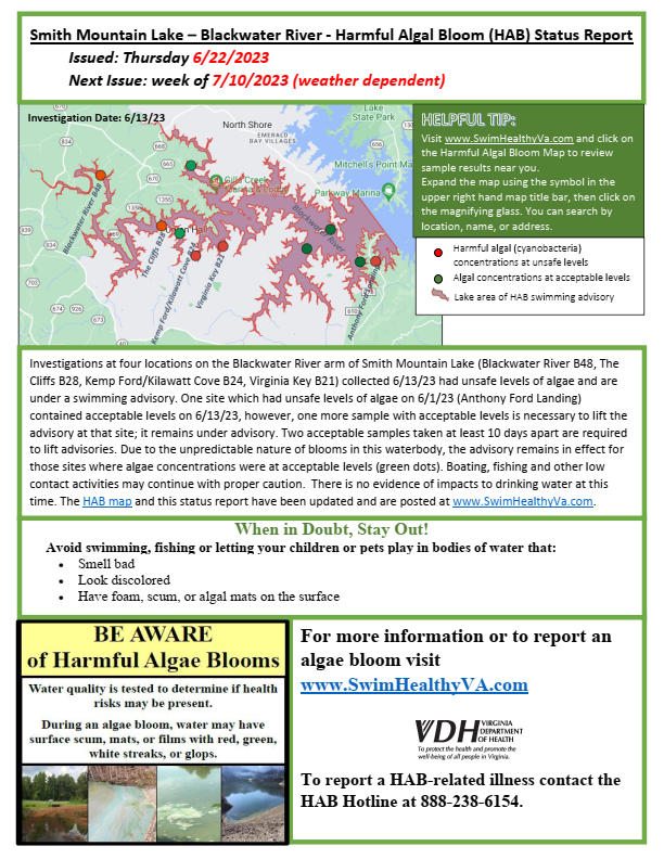 Algae Blooms SML 6-22