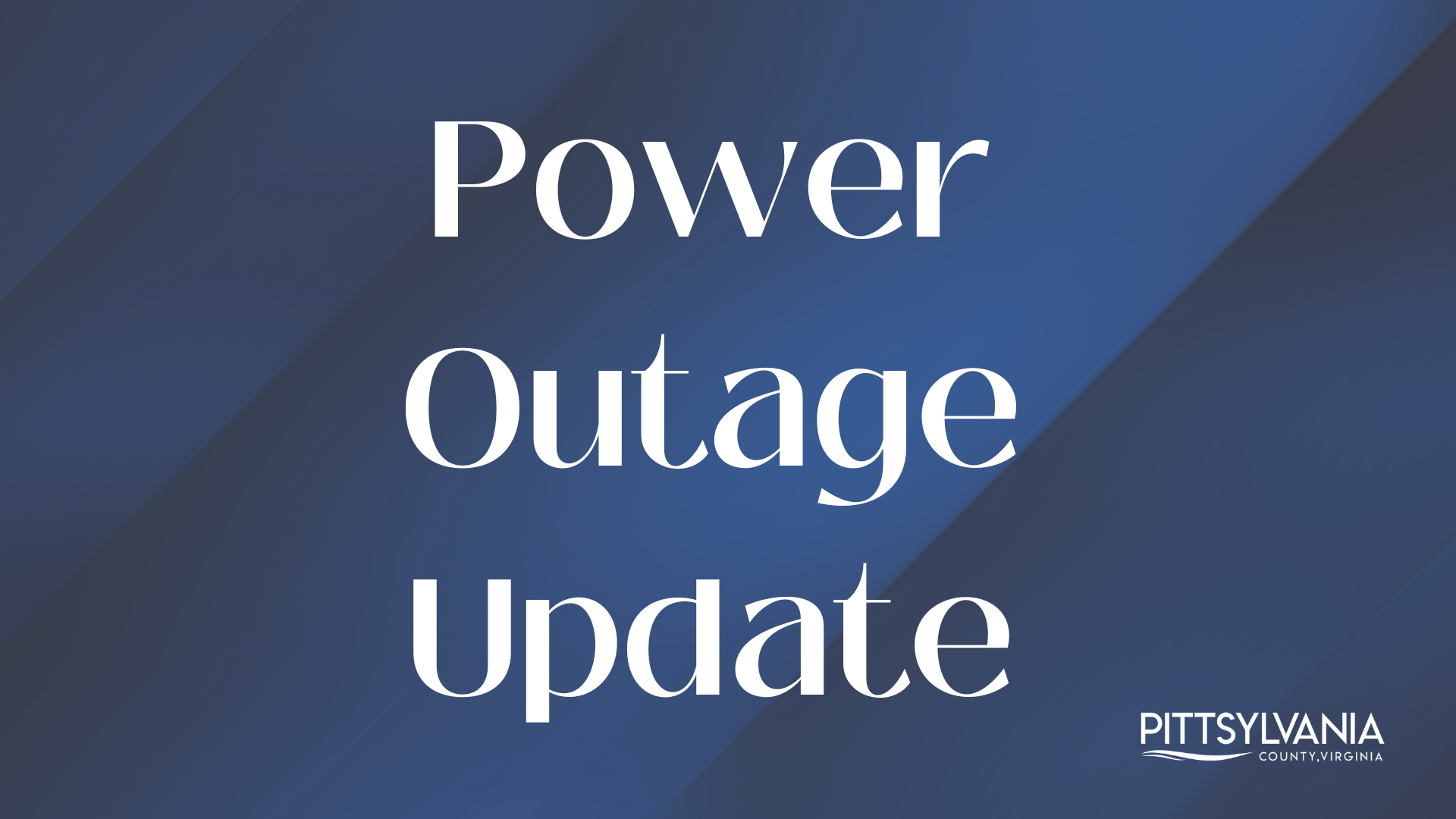 Power Outage Update