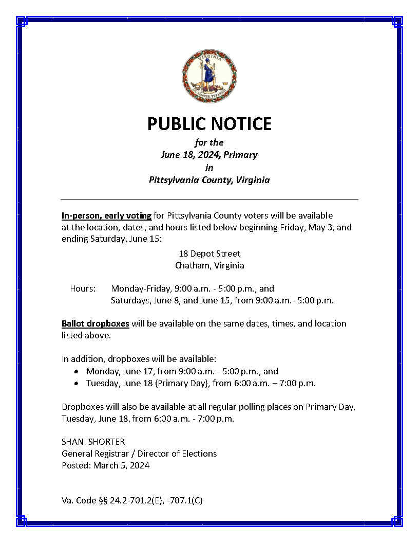 PublicNotice-Early Voting.06-18-24