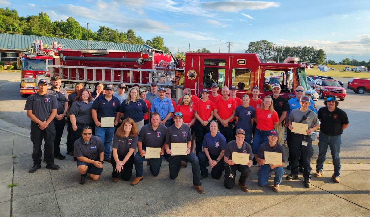 Firefighter EMT group photo