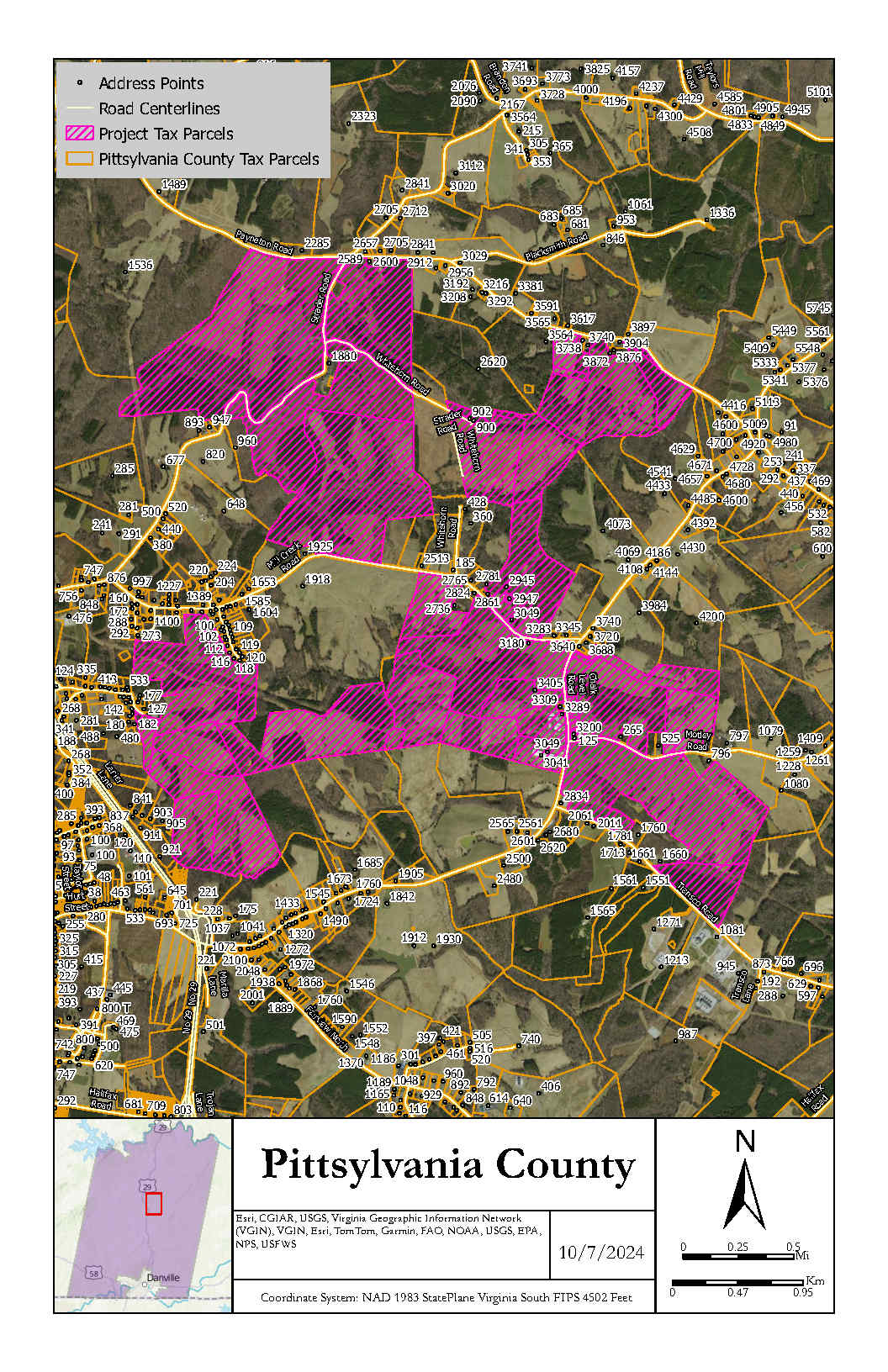 Project Tax Parcel Map