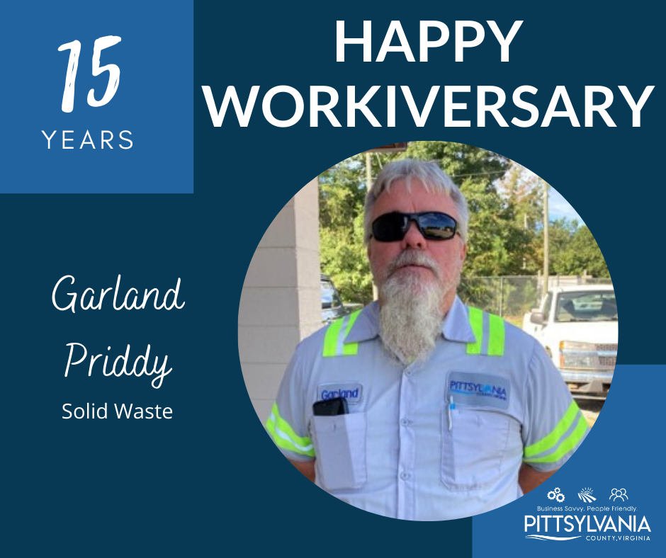 Garland Priddy - Service Awards -15 Years