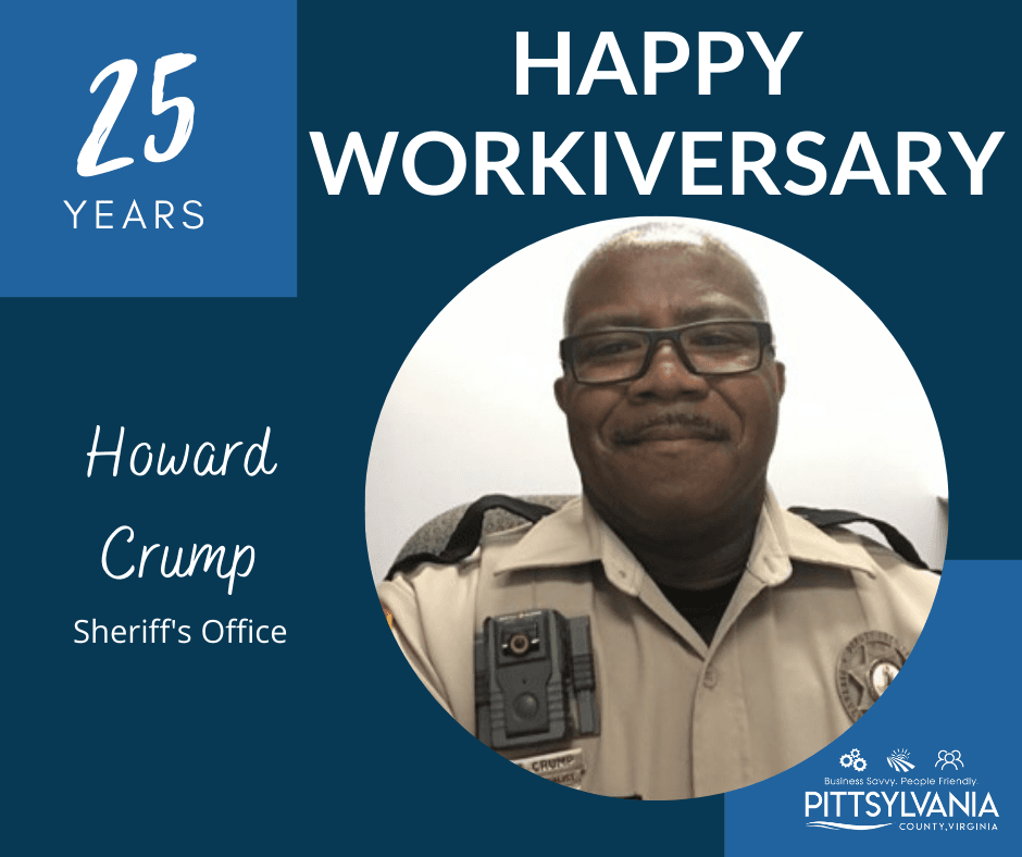 Howard Crump - Service Awards- 25 years