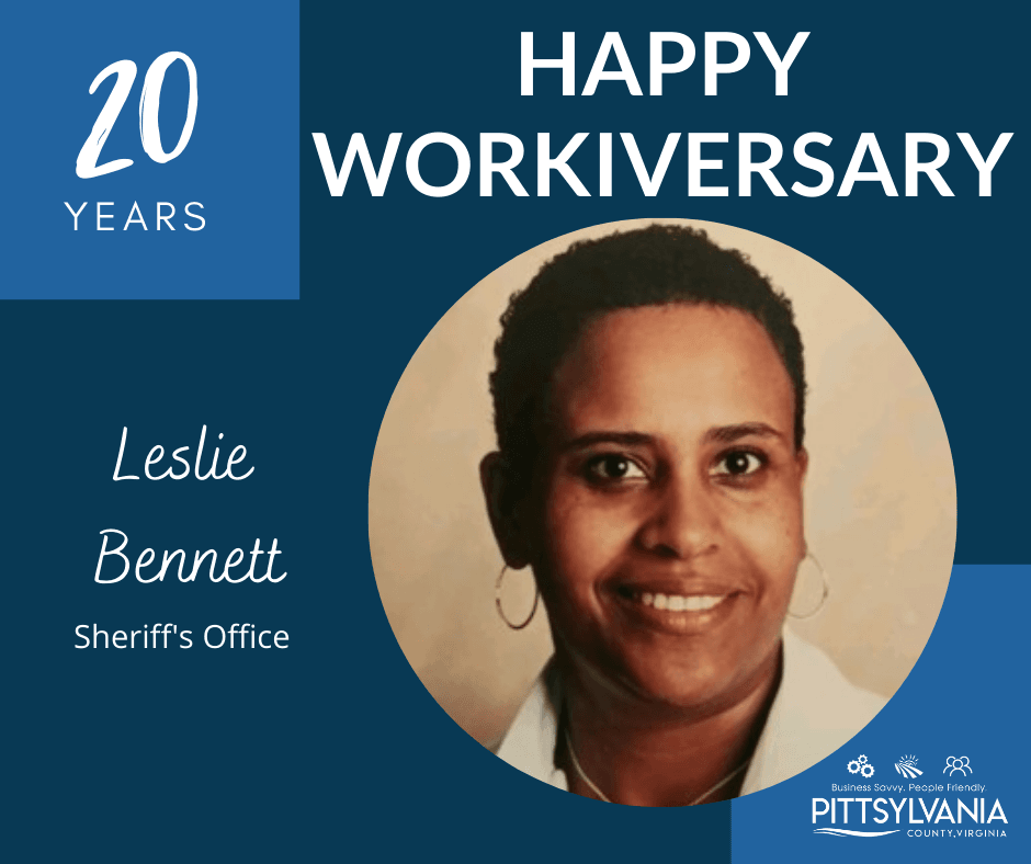 Leslie Bennett - Service Awards - 20 years