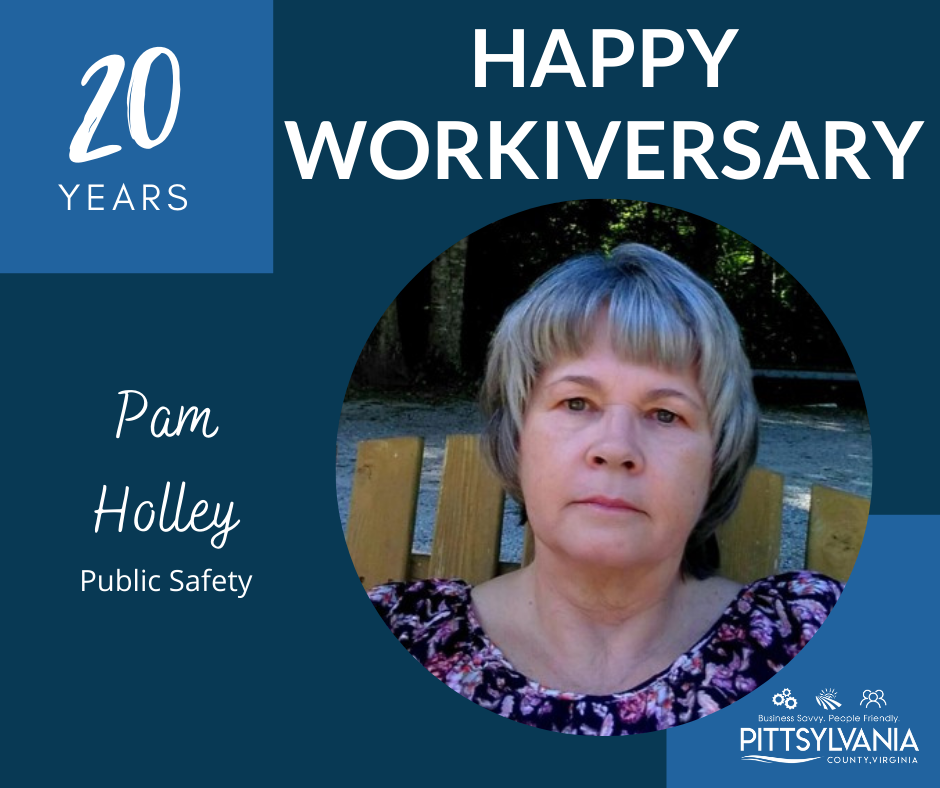 Pam Holley - Service Awards - 20 years