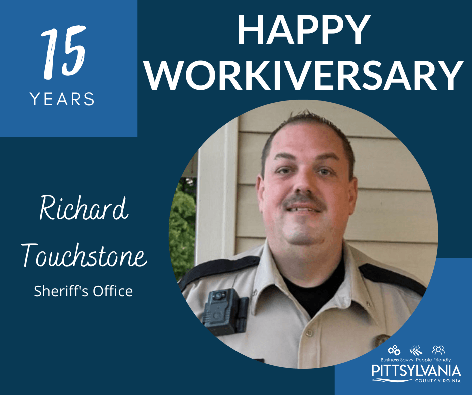 Richard Touchstone - Service Awards - 15 years