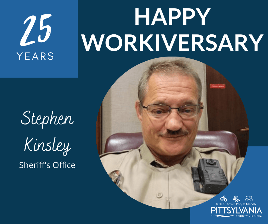 Stephen Kinsley - Service Awards - 25 years